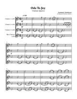 Ode To Joy – Clarinet Quartet